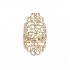 18k Rose Gold Diamond Dress Ring 2.33ct